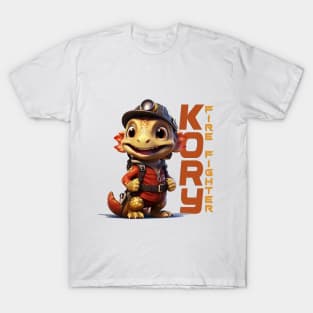 Inferno Guardian Firefighter Dragon T-Shirt "Kory" T-Shirt